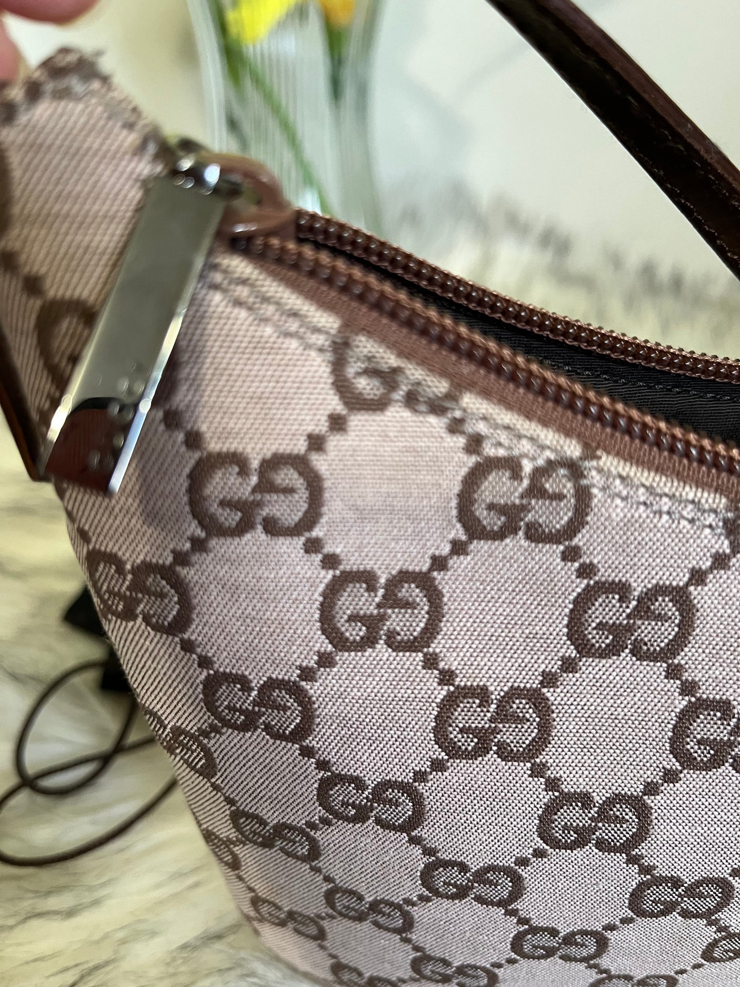 Vintage GG Crescent Pochette